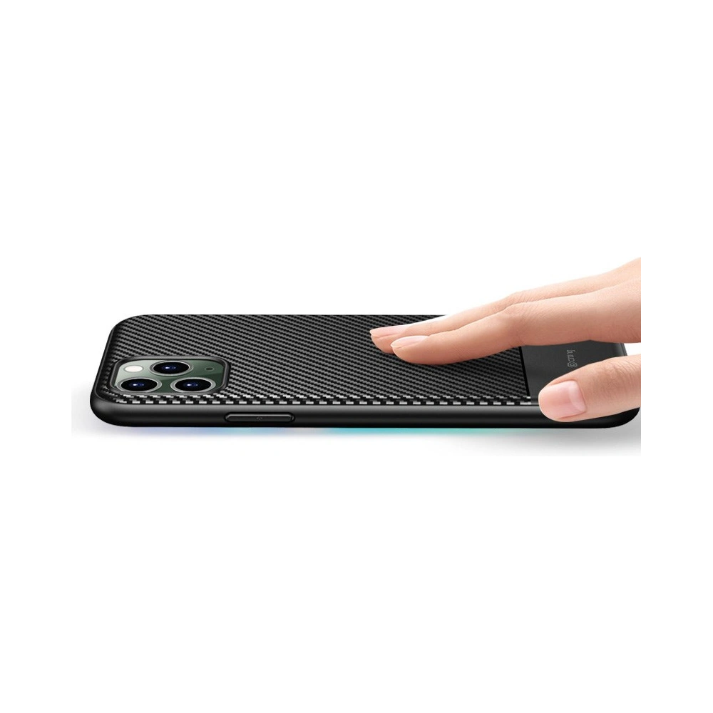 Hurtownia GSM - Etui Crong Prestige Carbon Cover Apple iPhone 11 Pro Max (negru) - CRG84 - {ean13} - Hurt