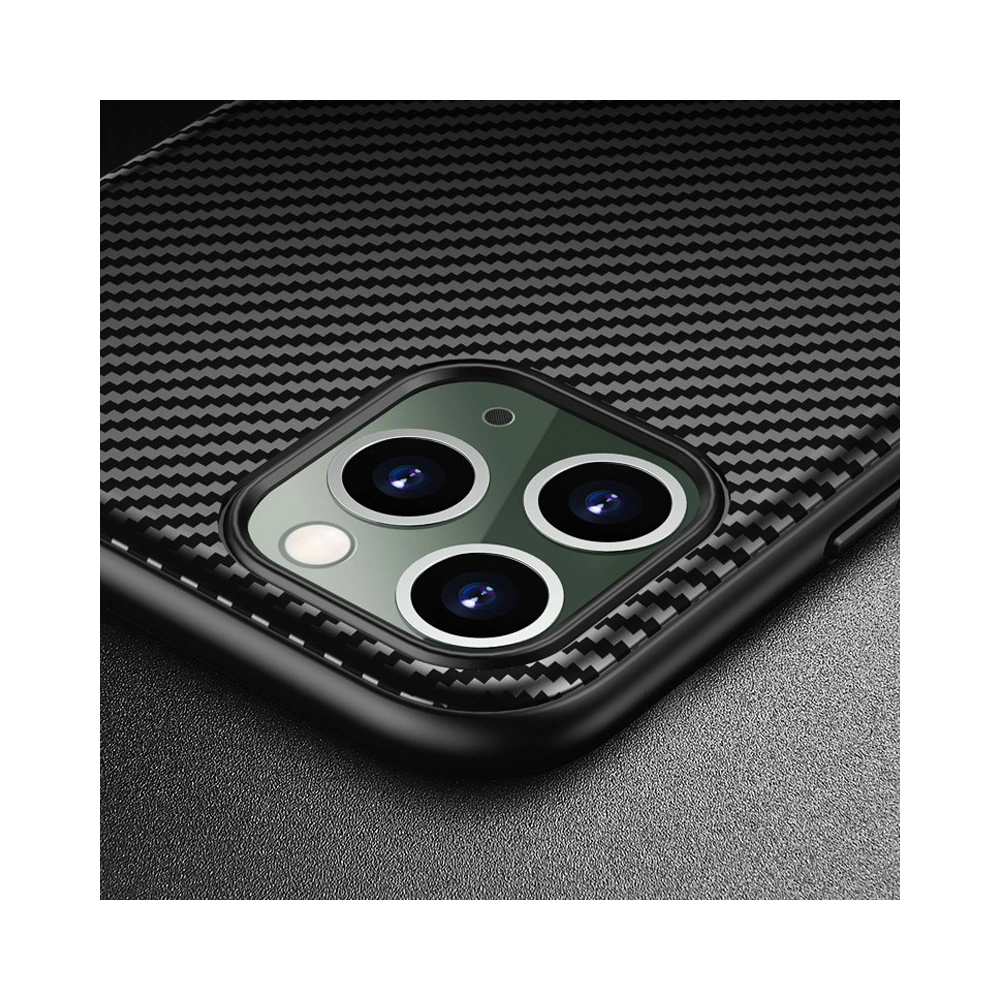 Hurtownia GSM - Etui Crong Prestige Carbon Cover Apple iPhone 11 Pro Max (fekete) - CRG84 - {ean13} - Hurt