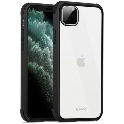Crong Distributor - 5907731982641 - CRG87 - Crong Trace Clear Cover Apple iPhone 11 Pro Max (black) - B2B homescreen