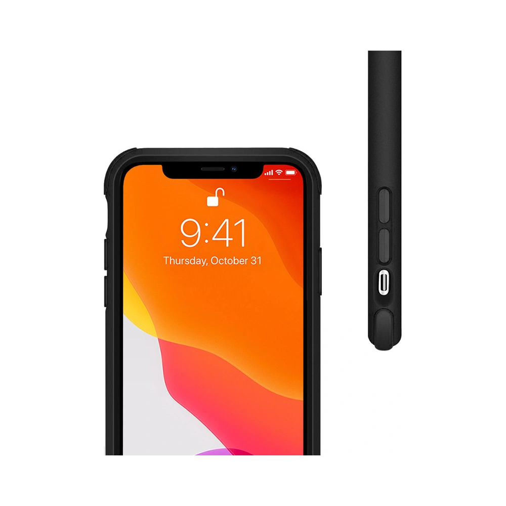 Hurtownia GSM - Etui Crong Trace Clear Cover Apple iPhone 11 Pro Max (černý/černý) - CRG87 - {ean13} - Hurt