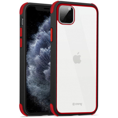Crong Distributor - 5907731982672 - CRG89 - Crong Trace Clear Cover Apple iPhone 11 Pro (red) - B2B homescreen
