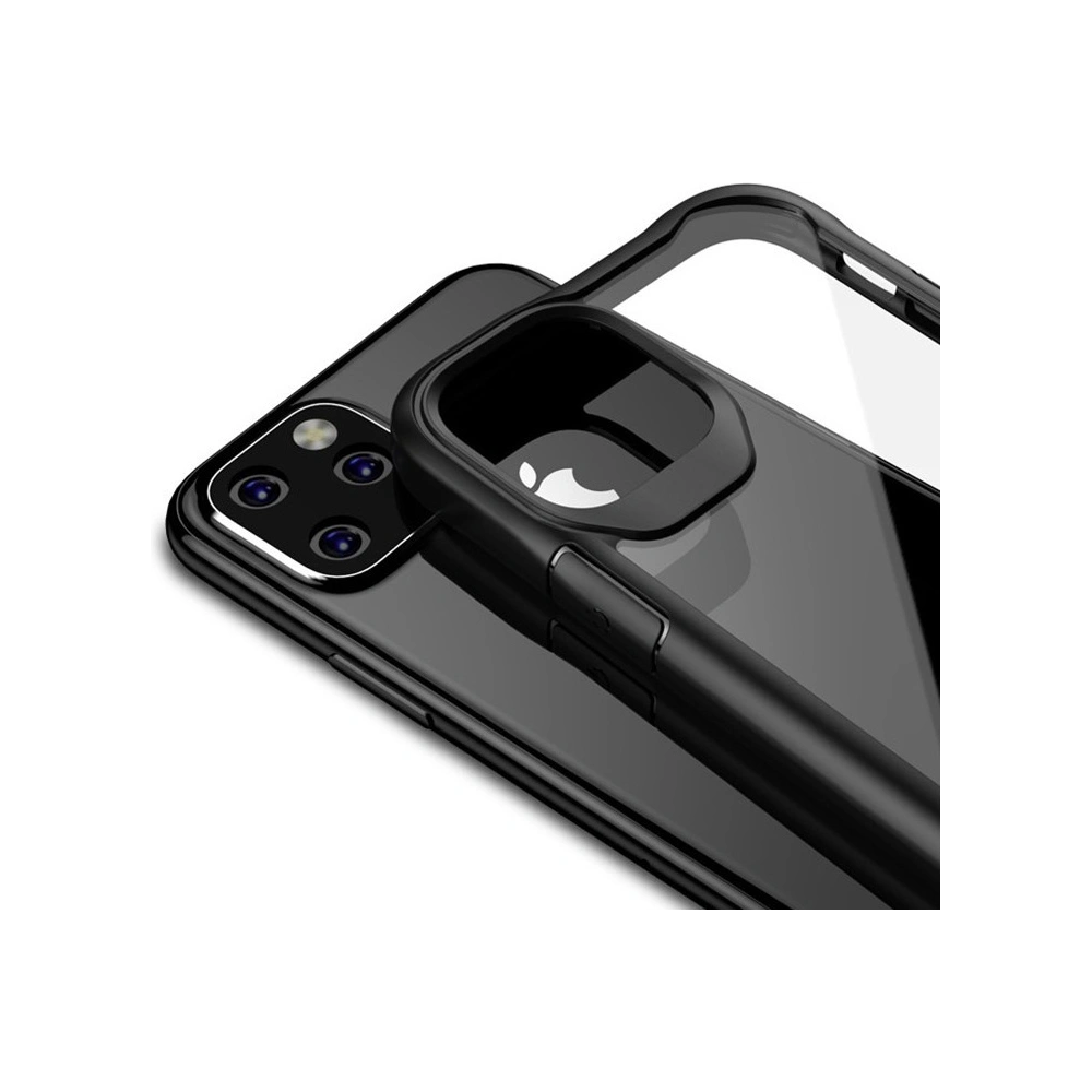 Hurtownia GSM - Etui Crong Hybrid Clear Cover Apple iPhone 11 Pro Max (černý) - CRG90 - {ean13} - Hurt