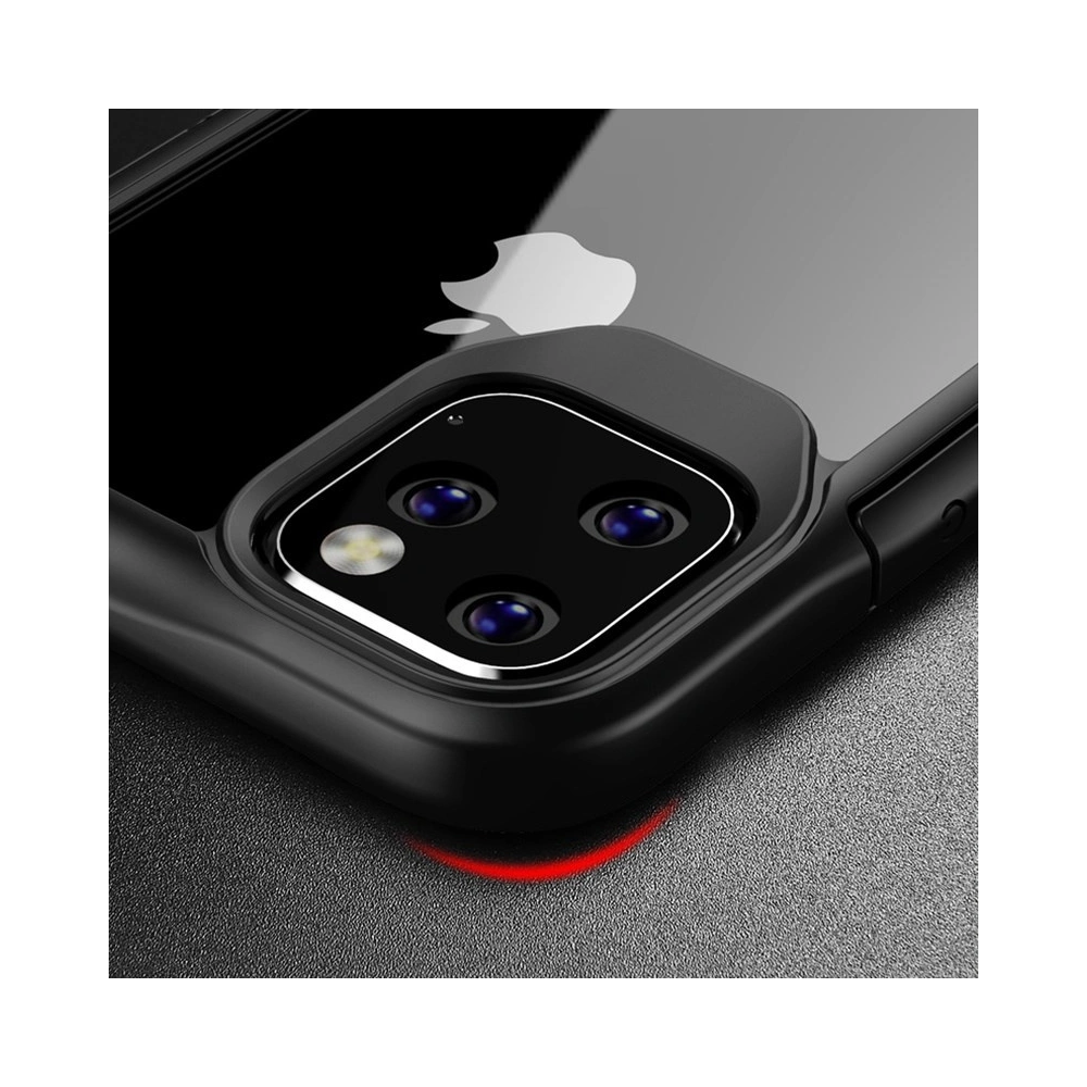 Hurtownia GSM - Etui Crong Hybrid Clear Cover Apple iPhone 11 Pro Max (negru) - CRG90 - {ean13} - Hurt