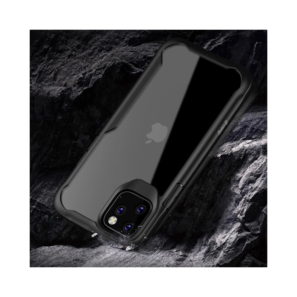 Hurtownia GSM - Etui Crong Hybrid Clear Cover Apple iPhone 11 Pro Max (fekete) - CRG90 - {ean13} - Hurt