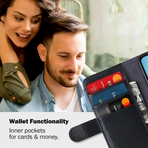 Hurtownia GSM - Etui Crong Premium Booklet Wallet Apple iPhone 11 Pro (černý) - CRG109 - {ean13} - Hurt