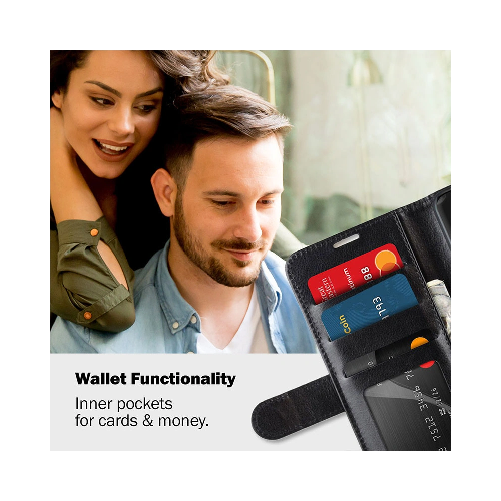 Hurtownia GSM - Etui Crong Booklet Wallet Apple iPhone 11 Pro Max (fekete) - CRG110 - {ean13} - Hurt
