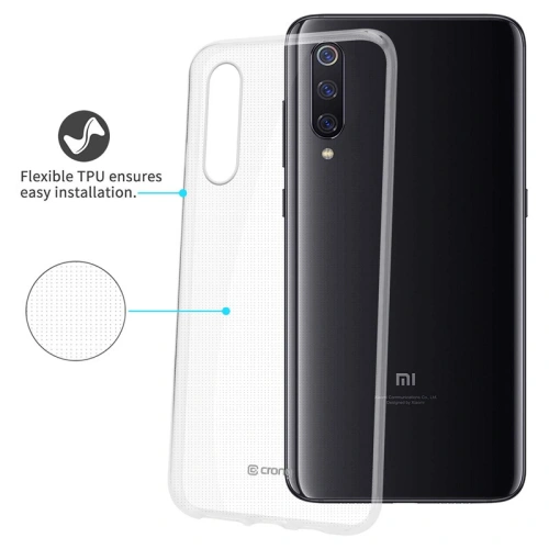 Etui Crong Crystal Slim Cover Xiaomi Mi 9 (przezroczysty)