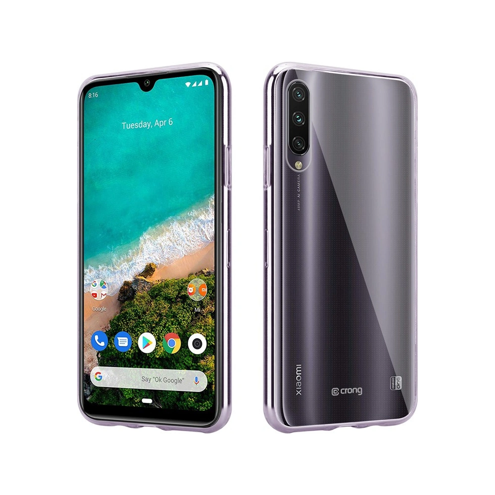 Hurtownia GSM - Etui Crong Crystal Slim Cover Xiaomi Mi A3 (průhledný) - CRG128 - {ean13} - Hurt