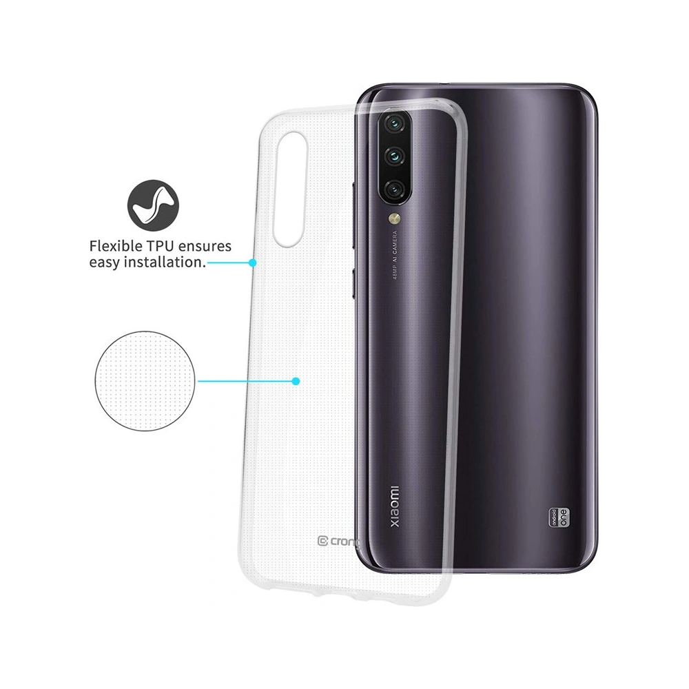 Hurtownia GSM - Case Crong Crystal Slim Cover Xiaomi Mi A3 (transparent) - CRG128 - {ean13} - Hurt