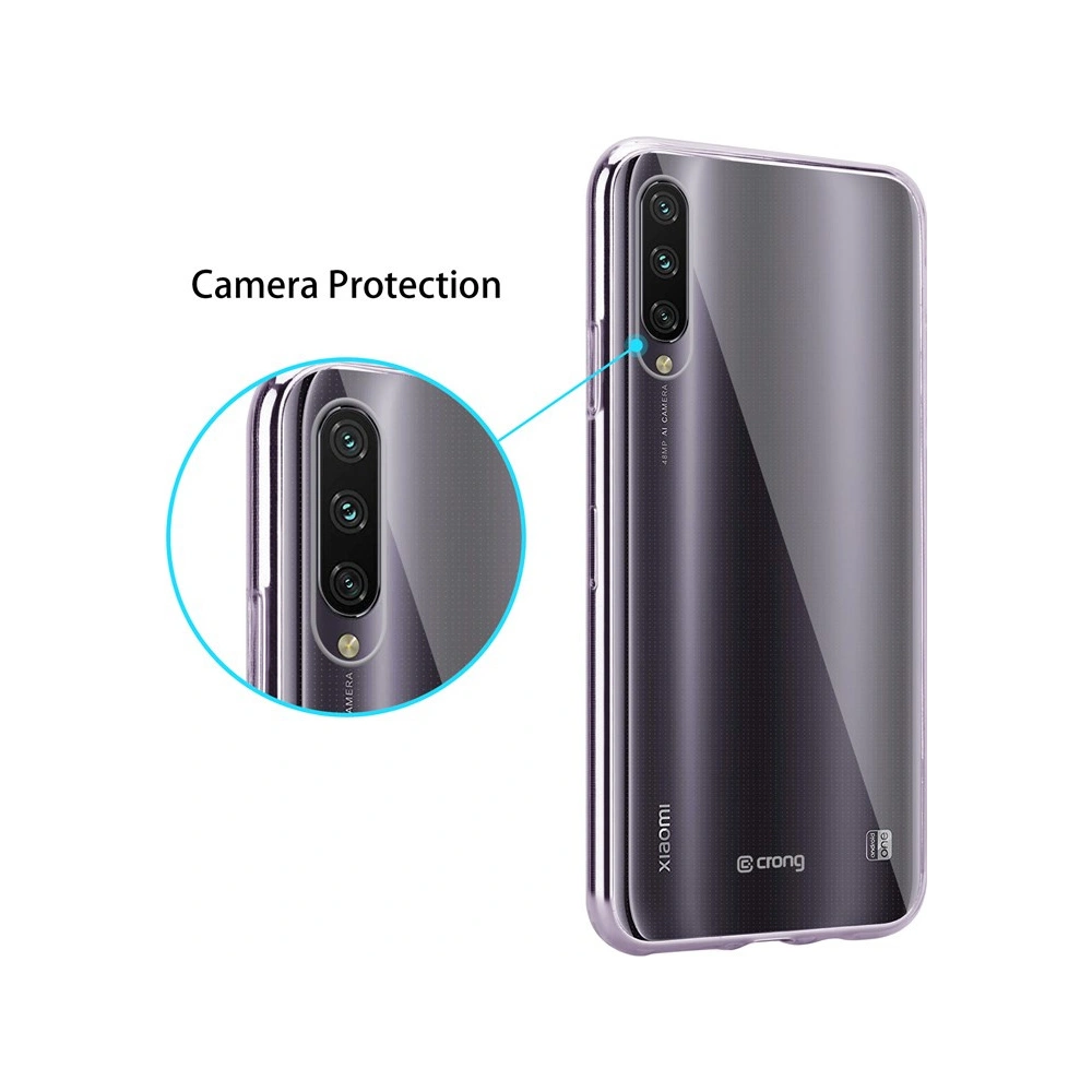 Hurtownia GSM - Case Crong Crystal Slim Cover Xiaomi Mi A3 (transparent) - CRG128 - {ean13} - Hurt