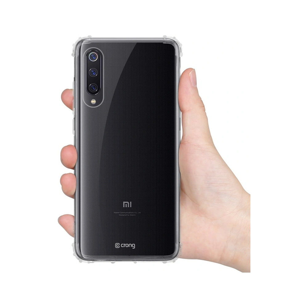 Hurtownia GSM - Etui Crong Crystal Shield borítás Xiaomi Mi 9 (átlátszó) - CRG130 - {ean13} - Hurt