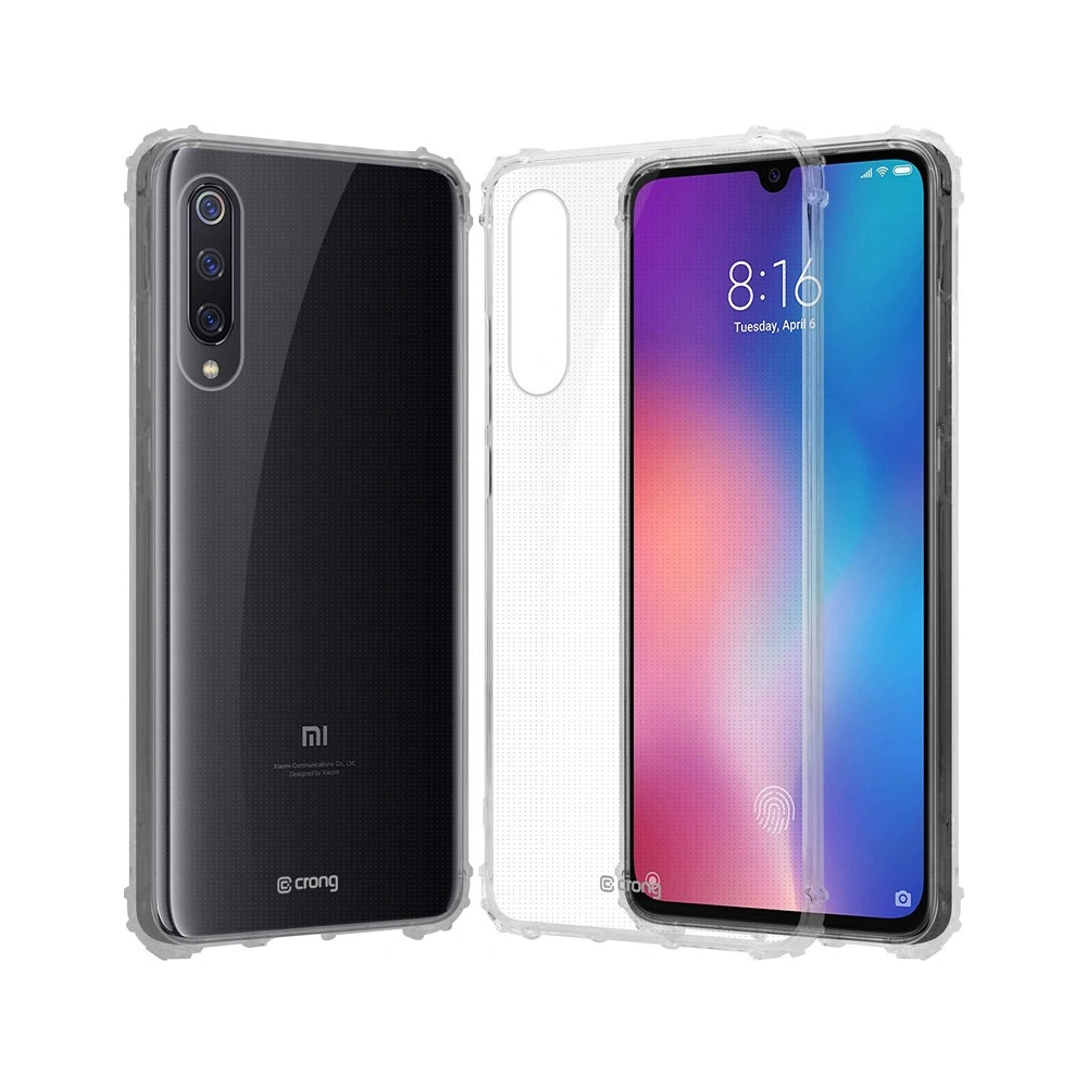 Hurtownia GSM - Etui Crong Crystal Shield borítás Xiaomi Mi 9 (átlátszó) - CRG130 - {ean13} - Hurt