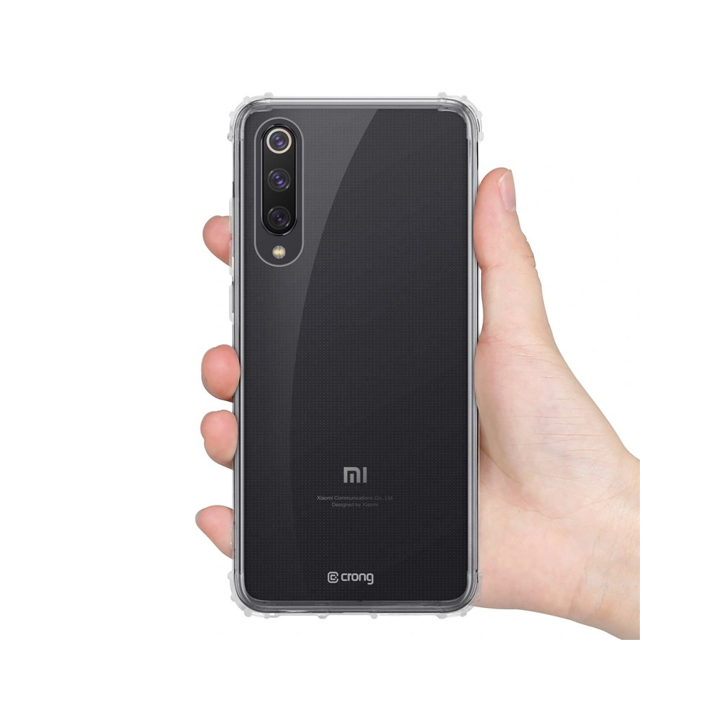 Hurtownia GSM - Etui Crong Crystal Shield Cover Xiaomi Mi 9 SE (průhledný) - CRG131 - {ean13} - Hurt