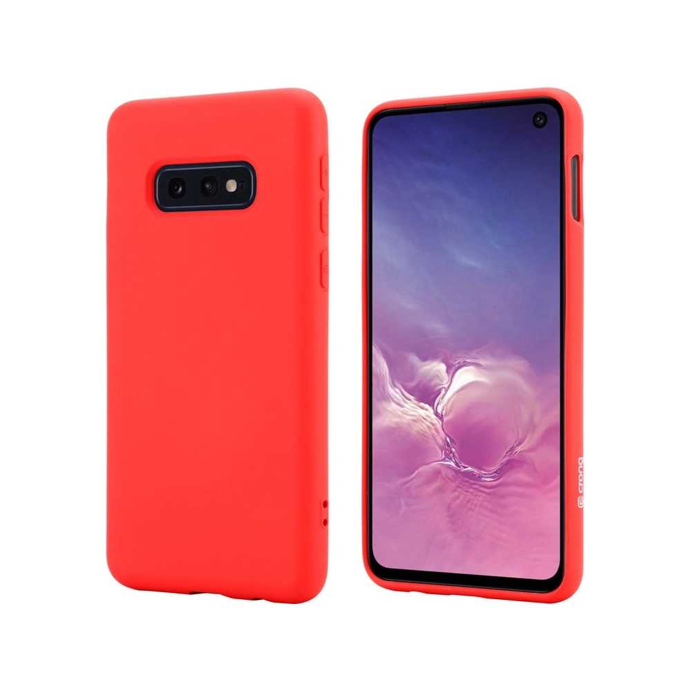 Hurtownia GSM - Etui Crong színes borító Samsung Galaxy S10e (piros) - CRG135 - {ean13} - Hurt