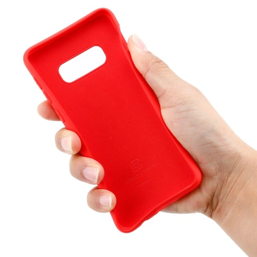 Etui Crong Color Cover Samsung Galaxy S10e (czerwony)