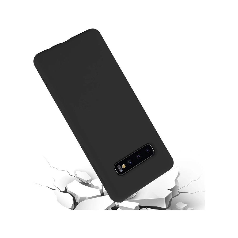 Hurtownia GSM - Etui Crong Color Cover Samsung Galaxy S10+ Plus (negru) - CRG136 - {ean13} - Hurt