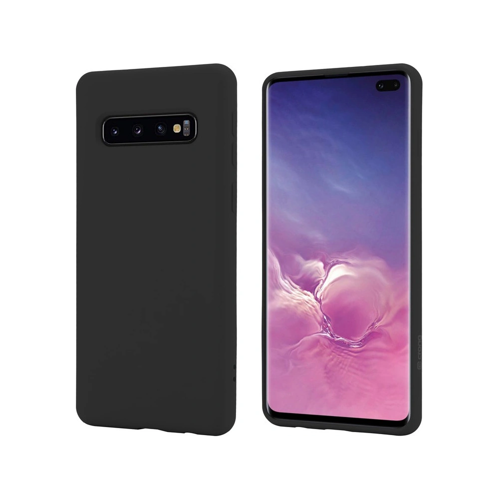Hurtownia GSM - Etui Crong Color Cover Samsung Galaxy S10+ Plus (černý) - CRG136 - {ean13} - Hurt