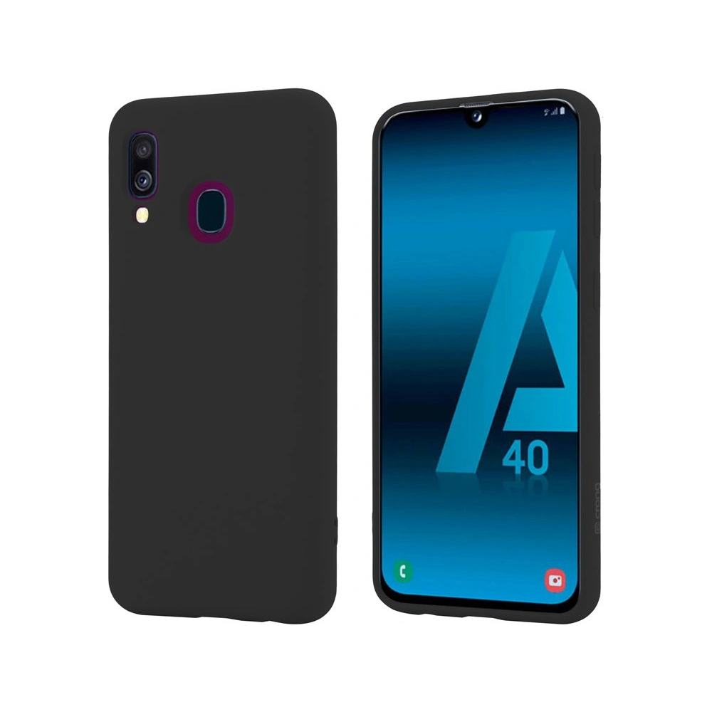 Hurtownia GSM - Etui Crong Color Cover Samsung Galaxy A40 (negru) - CRG137 - {ean13} - Hurt