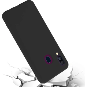 Hurtownia GSM - Etui Crong Color Cover Samsung Galaxy A40 (negru) - CRG137 - {ean13} - Hurt