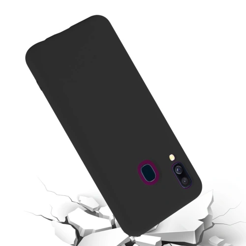 Etui Crong Color Cover Samsung Galaxy A40 (czarny)