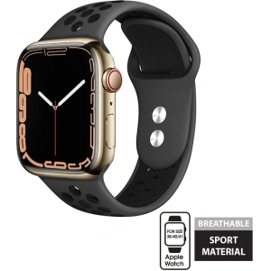 Hurtownia GSM - Pasek Crong Duo Sport Apple Watch 4/5/6/7/SE/8/9/10 40/41/42mm (gri/negru) - CRG139 - {ean13} - Hurt