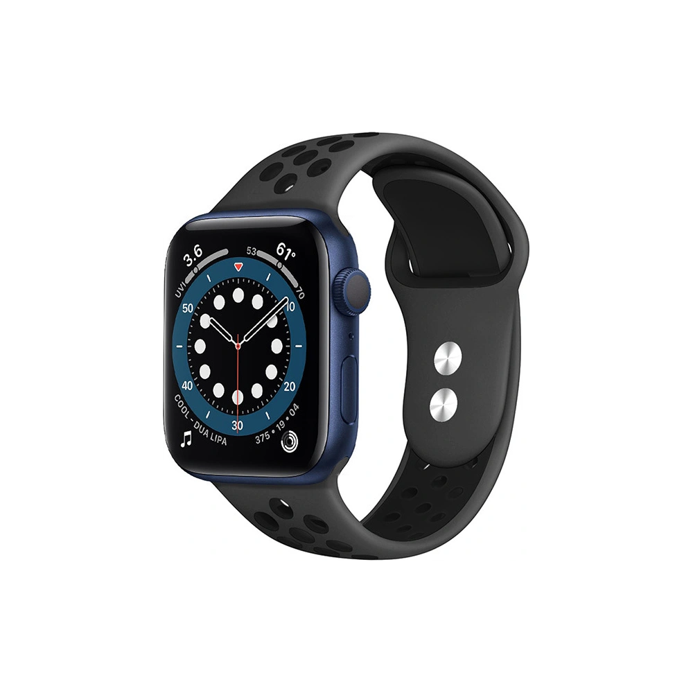 Hurtownia GSM - Pasek Crong Duo Sport Apple Watch 4/5/6/7/SE/8/9/Ultra 44/45/49mm (szürke/fekete) - CRG140 - {ean13} - Hurt