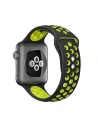 Belt Crong Duo Sport Apple Watch 4/5/6/7/SE/8/9/Ultra 44/45/49mm (black/lime)