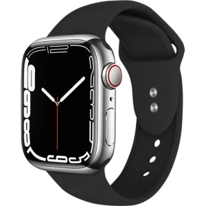 Hurtownia GSM - Pasek Crong Liquid Apple Watch 4/5/6/7/SE/8/9/10 40/41/42mm (negru) - CRG143 - {ean13} - Hurt