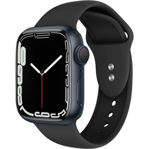Hurtownia GSM - Pasek Crong Liquid Apple Watch 4/5/6/7/SE/8/9/10 40/41/42mm (negru) - CRG143 - {ean13} - Hurt
