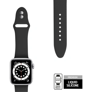 Hurtownia GSM - Pasek Crong Liquid Apple Watch 4/5/6/7/SE/8/9/10 40/41/42mm (negru) - CRG143 - {ean13} - Hurt