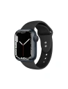 Pasek Crong Liquid Apple Watch 4/5/6/7/SE/8/9/Ultra 44/45/49mm (czarny)