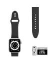 Belt Crong Liquid Apple Watch 4/5/6/7/SE/8/9/Ultra 44/45/49mm (black)