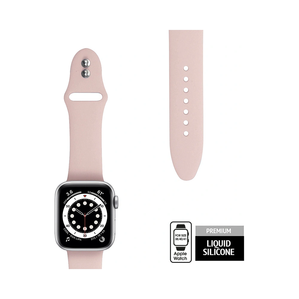 Hurtownia GSM - Pasek Crong Liquid Apple Watch 4/5/6/7/SE/8/9/10 40/41/42mm (piaskowy róż) - CRG145 - {ean13} - Hurt