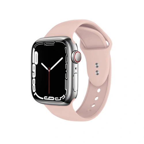 Pasek Crong Liquid Apple Watch 4/5/6/7/SE/8/9/Ultra 44/45/49mm (piaskowy róż)