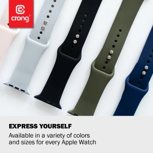 Hurtownia GSM - Pasek Crong Liquid Apple Watch 4/5/6/7/SE/8/9/Ultra 44/45/49mm (piros) - CRG148 - {ean13} - Hurt
