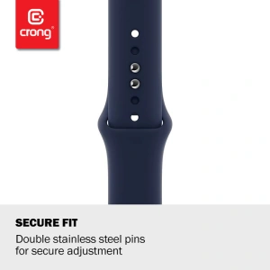Hurtownia GSM - Pasek Crong Liquid Apple Watch 4/5/6/7/SE/8/9/Ultra 44/45/49mm (piros) - CRG148 - {ean13} - Hurt