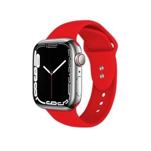 Hurtownia GSM - Pasek Crong Liquid Apple Watch 4/5/6/7/SE/8/9/Ultra 44/45/49mm (piros) - CRG148 - {ean13} - Hurt