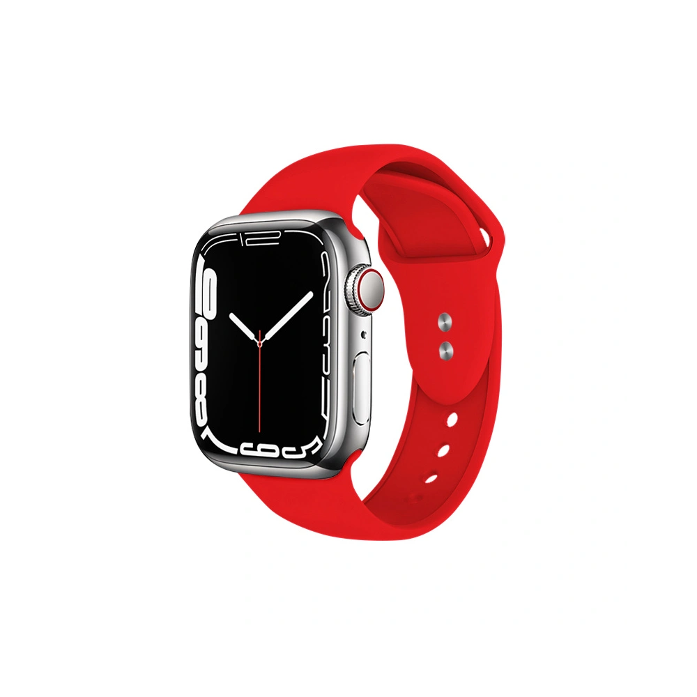 Band Crong Liquid Apple Watch 4/5/6/7/SE/8/9/Ultra 44/45/49mm (red)