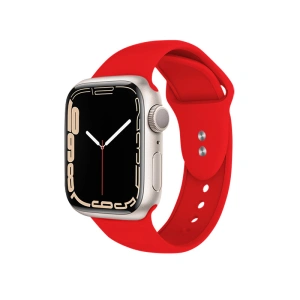 Hurtownia GSM - Pasek Crong Liquid Apple Watch 4/5/6/7/SE/8/9/Ultra 44/45/49mm (piros) - CRG148 - {ean13} - Hurt