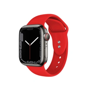 Hurtownia GSM - Pasek Crong Liquid Apple Watch 4/5/6/7/SE/8/9/Ultra 44/45/49mm (piros) - CRG148 - {ean13} - Hurt
