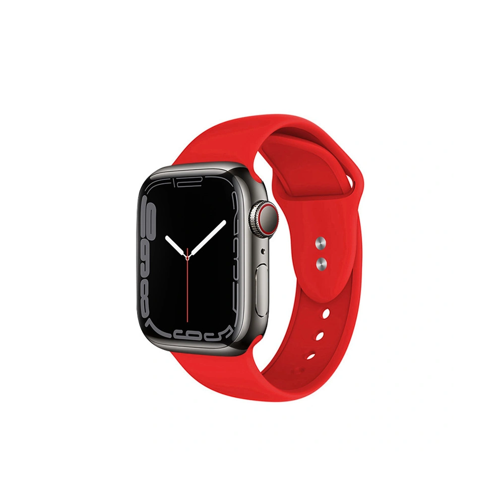 Band Crong Liquid Apple Watch 4/5/6/7/SE/8/9/Ultra 44/45/49mm (red)