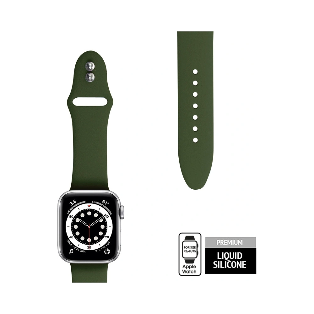 Wholesale Belt Crong Liquid Apple Watch 4/5/6/7/SE/8/9/Ultra 44/45/49mm (green) - CRG149 - {ean13} - Hurt