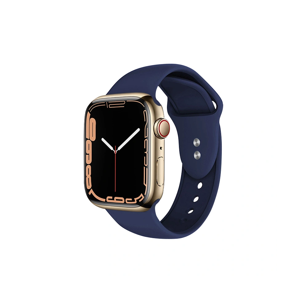 Hurtownia GSM - Pasek Crong Liquid Apple Watch 4/5/6/7/SE/8/9/Ultra 44/45/49mm (námořnická modř) - CRG150 - {ean13} - Hurt