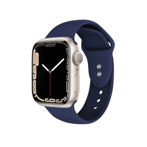 Hurtownia GSM - Pasek Crong Liquid Apple Watch 4/5/6/7/SE/8/9/Ultra 44/45/49mm (sötétkék) - CRG150 - {ean13} - Hurt