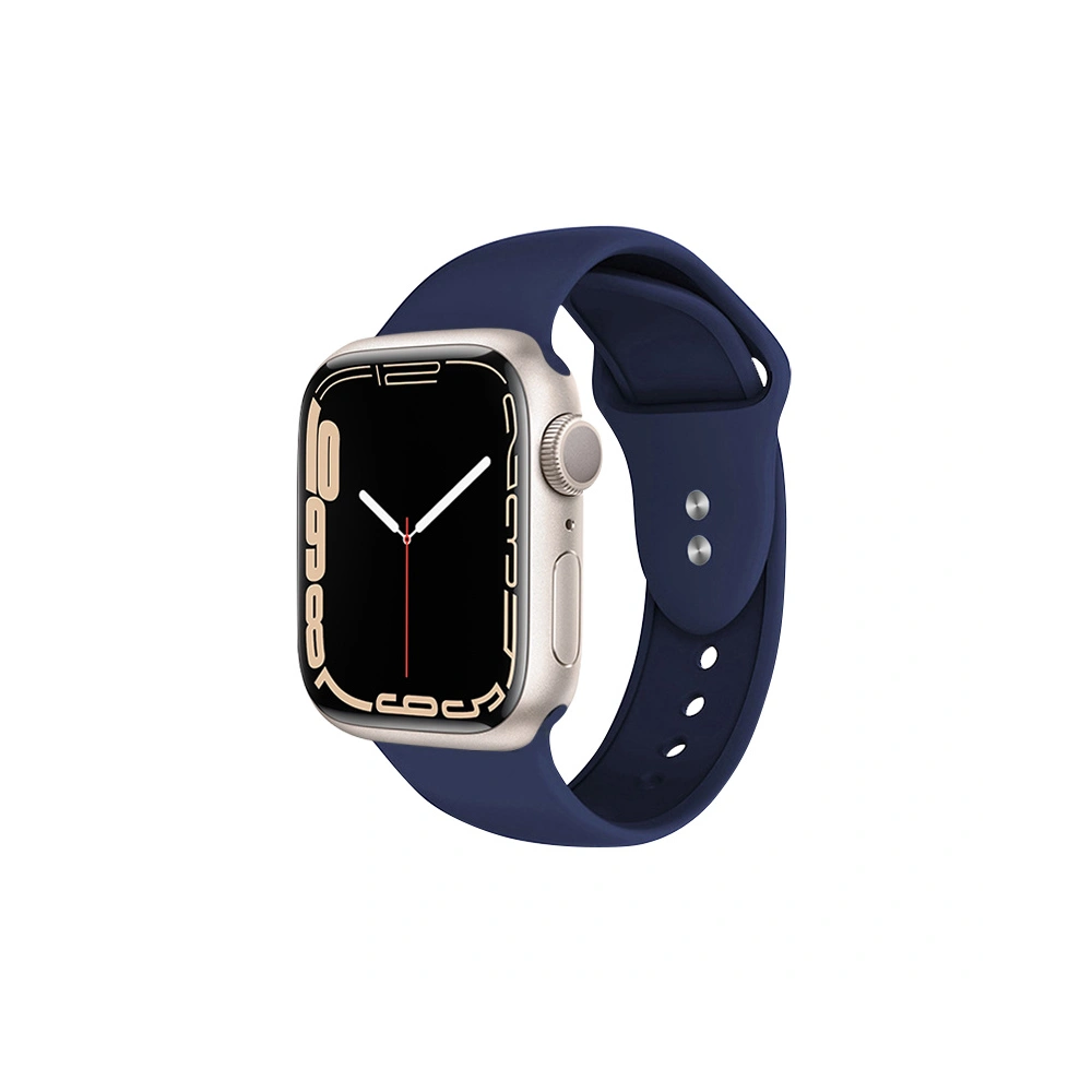 Wholesale Band Crong Liquid Apple Watch 4/5/6/7/SE/8/9/Ultra 44/45/49mm (navy blue) - CRG150 - {ean13} - Hurt