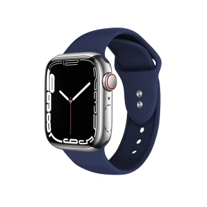 Hurtownia GSM - Pasek Crong Liquid Apple Watch 4/5/6/7/SE/8/9/Ultra 44/45/49mm (sötétkék) - CRG150 - {ean13} - Hurt