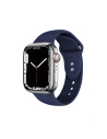 Hurtownia GSM - Pasek Crong Liquid Apple Watch 4/5/6/7/SE/8/9/Ultra 44/45/49mm (námořnická modř) - CRG150 - {ean13} - Hurt