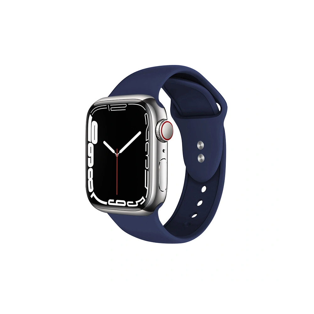 Hurtownia GSM - Pasek Crong Liquid Apple Watch 4/5/6/7/SE/8/9/Ultra 44/45/49mm (námořnická modř) - CRG150 - {ean13} - Hurt