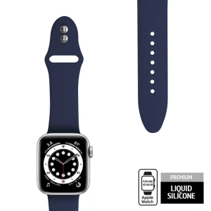 Hurtownia GSM - Pasek Crong Liquid Apple Watch 4/5/6/7/SE/8/9/Ultra 44/45/49mm (sötétkék) - CRG150 - {ean13} - Hurt
