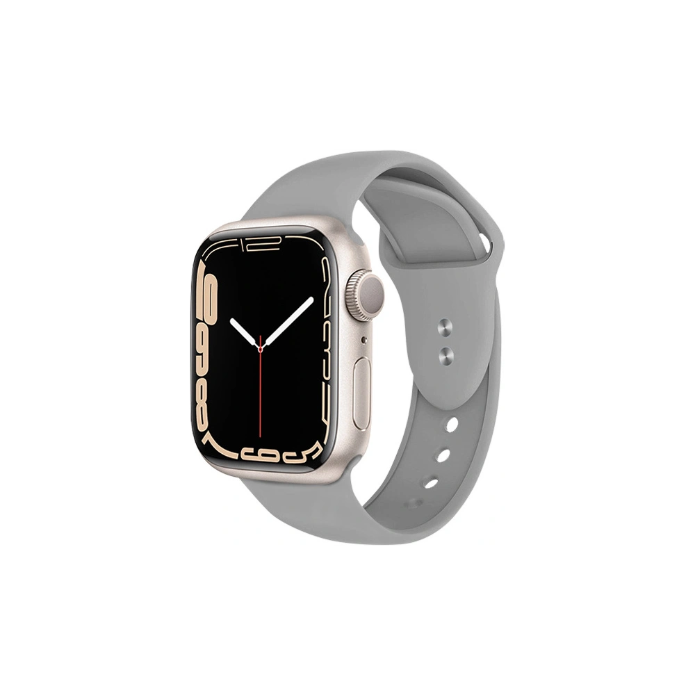 Hurtownia GSM - Pasek Crong Liquid Apple Watch 4/5/6/7/SE/8/9/Ultra 44/45/49mm (šedý) - CRG151 - {ean13} - Hurt